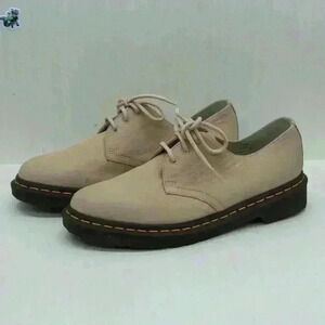 Dr. Martens 23722 Unisex Tan Leather 3 Eye Oxfords Shoes Size US W 9/ M 7